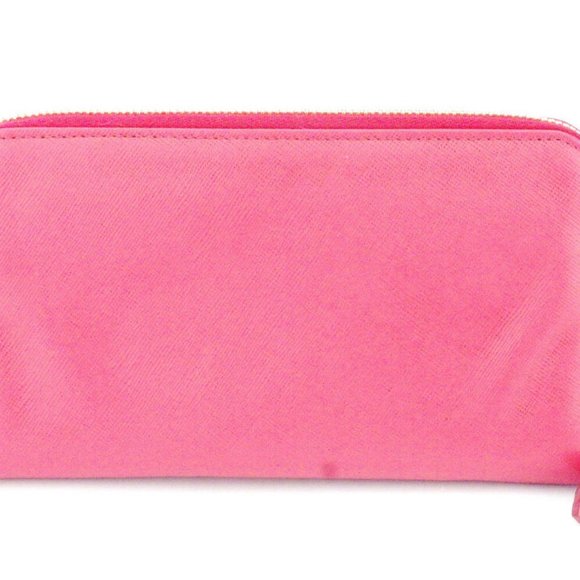 PRADA purse ribbon pink saffiano leather Auth used - Picture 7 of 8